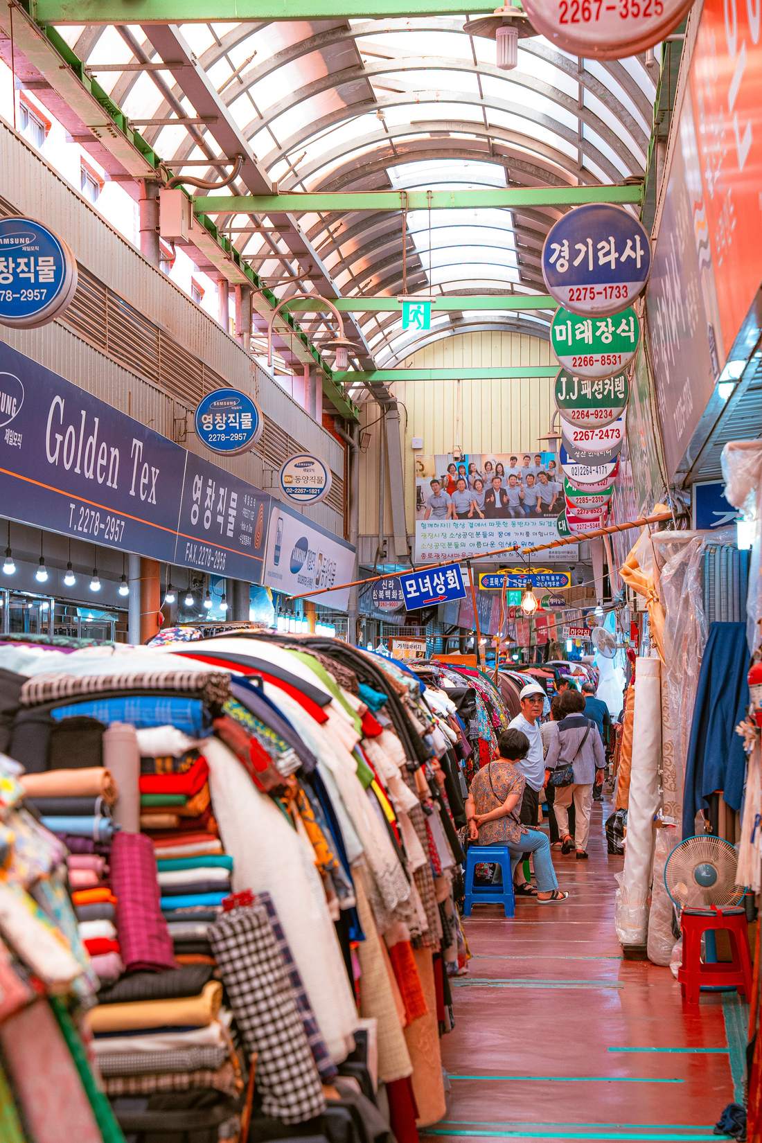 Dongdaemun fabric market